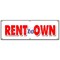 Signmission RENT TO OWN BANNER SIGN tv flat screen furniture appliances computers B-72 Rent To Own - alternate 1